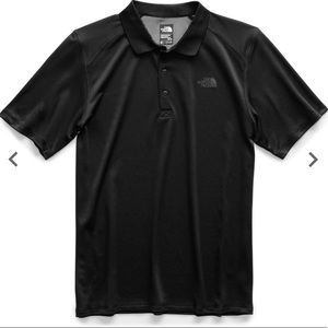 North face short sleeve horizon polo NWT BLACK